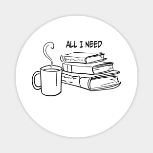 Books & Coffee... Magnet